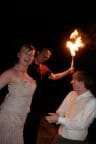 Feuershow zur Hochzeit