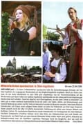Zeitungsbericht Mittelaltermarkt Ingelheim