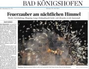 Feuershow zur langen Einkaufsnacht Bad Königshofen Feuershow zur langen Einkaufsnacht Bad Königshofen
