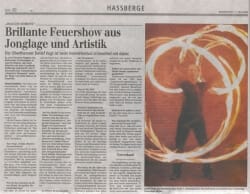 Interview zum Varietefestival - Neue Presse 11. Mai 2006