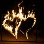 Hochzeitsfeuershow Herzen
