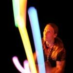 Leuchtballjonglage LED-Show