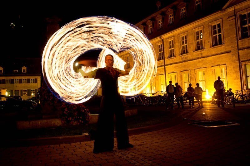 Feuershow Bamberg Hochzeitsshow