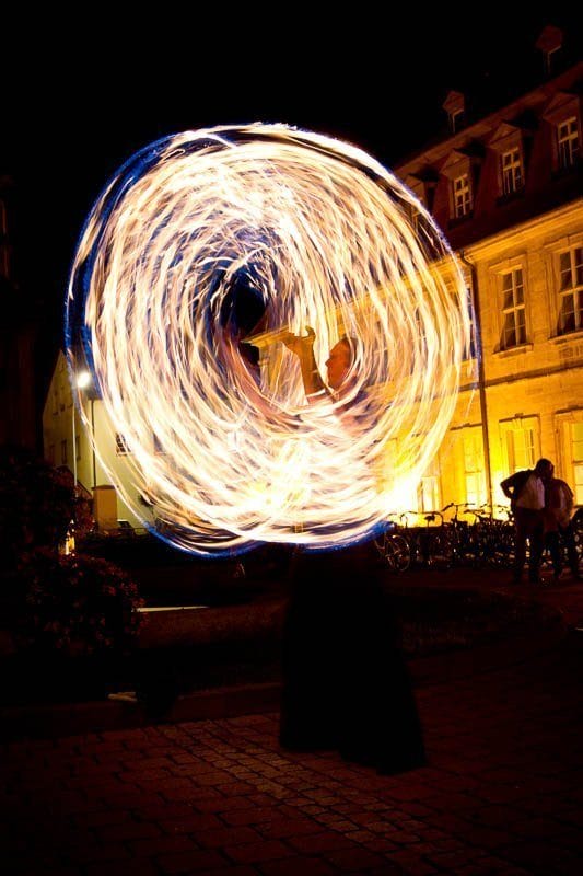 Feuershow in Bamberg