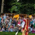 Jonglage von Detlefocus Flammenus beim Schlossparkfest in Werneck