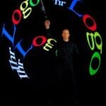 Logo in der Leuchtshow