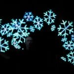 Leuchtshow LED Show Schneeflocken