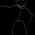 Karl in der Leuchtshow