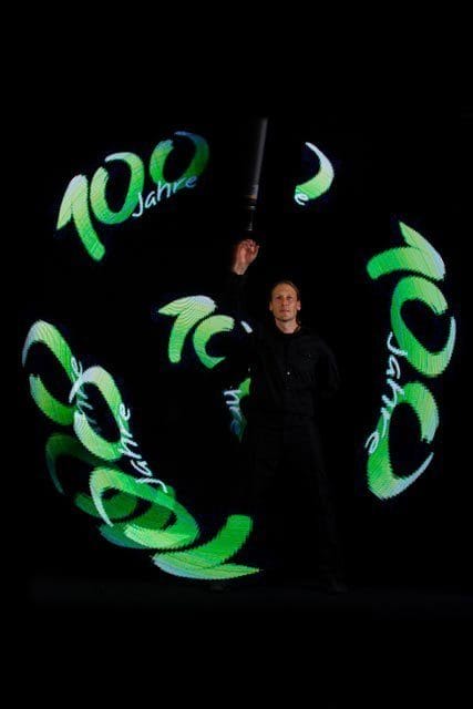 LED Show zur Firmenfeier zum100-jährigen Firmenjubiläum