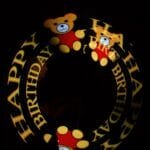 Leuchtshow zum Geburtstag - Happy Birthday