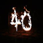 Brennende Zahl Feuershow Geburtstag