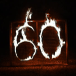 Feuershow brennende 60 zum Geburtstag
