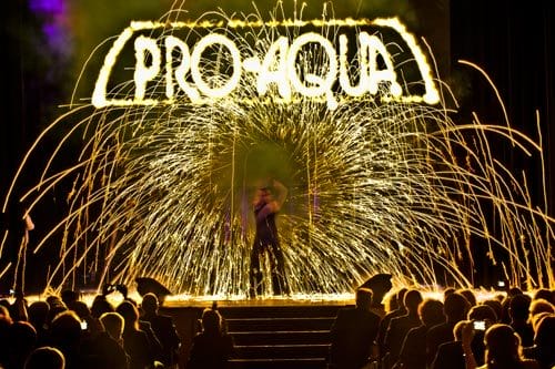 Feuershow Firmenfeier