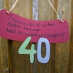 Spruch zum 40.