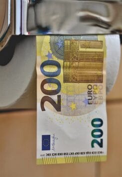 Toilettenpapier Banknote
