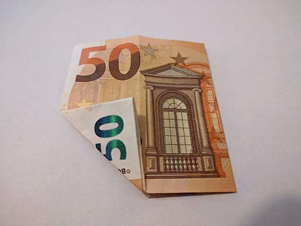 Herz falten 50 Euro