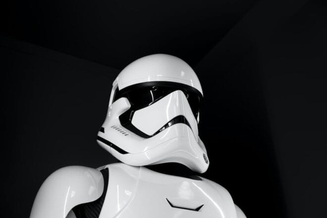 Star Wars weißer Helm