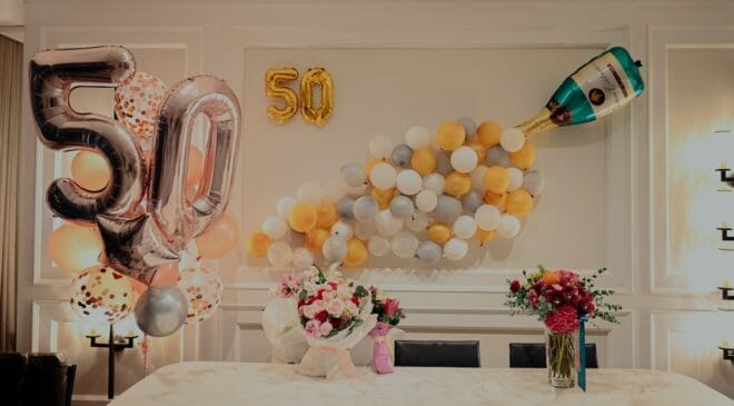 Partymotto zum 50. Geburtstag